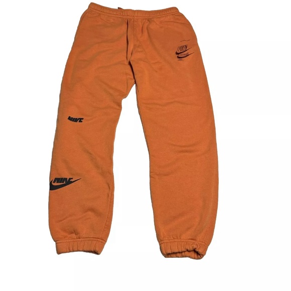 Nike Sportswear Essentials Fleece Pants In Hot Curry/Habanero Size: Large - Picture 7 of 16
